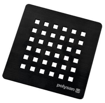 POLYSAN FLEXIA Kvadratni Sifon Pokrov, Crna