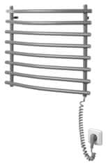 AQUALINE Električni sušač ručnika AQUALINE SUCH, 570x465mm, 72W, sivi aluminij-metalizirani (RAL9007)