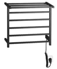 SAPHO ELZOR Električni Sušač Ručnika 500x475 mm, 60 W, Mat Crna