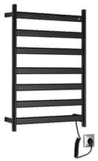 SAPHO ELIAS električni sušač za ručnike 490x730 mm, 105W, crna mat