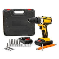 MG HR-005 akumulatorski odvijač 24V + set alata, žuti