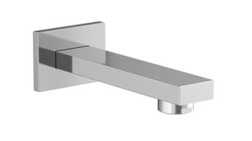 SAPHO Zidna Izljevna Cijev, Kvadratna, 160mm, Kromirana