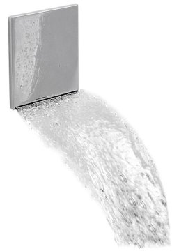 SAPHO Izljevna Cijev Kvadratna 100x5mm, Kromirana