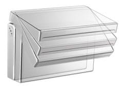 SAPHO KASKÁDA Zidna Tuš Glava, Podesiva, 153mm, Kromirana