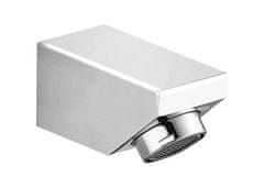 SAPHO Zidna izlivna cijev kvadratnog oblika, kromirana, od mesinga