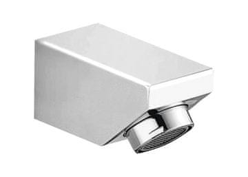 SAPHO Zidna izlivna cijev kvadratnog oblika, kromirana, od mesinga