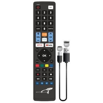 Jollyline programabilni daljinski upravljač s USB-C za 4 uređaja + kabel