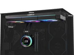 Lian Li HydroShift II LCD-C 360CL komplet za tekuće hlađenje, 360 mm, crni (GHS2LCD36RB)