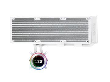 Lian Li HydroShift II LCD-C 360 komplet za tekuće hlađenje bez ventilatora, 360 mm, bijela (GHS2LCD36W)