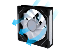 Lian Li UNI FAN SL-INFINITY 120 ventilatorski set za kućište, 120 mm, 3 dijela + kontroler, crni (12RSLIN3B)