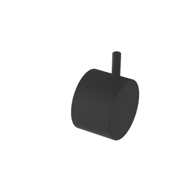 SAPHO ULTRAMIX Mat Crna Ručka Prekidača za Kupatilo, Mesing