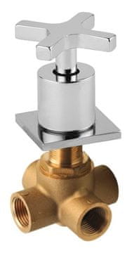 SAPHO TRAX Ugradbeni Prekidač za Tuš, Kromirana Mjed, 50mm