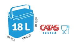 Adriatic Linda rashladna torba, 18 L, crvena