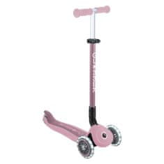 Globber GO UP Active LIGHTS ECOLOGIC romobil, sklopivi, svjetleći kotači, roza (745-510)