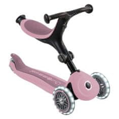 Globber GO UP Active LIGHTS ECOLOGIC romobil, sklopivi, svjetleći kotači, roza (745-510)