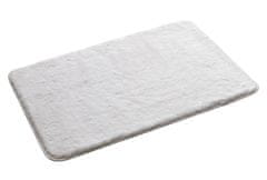 Gedy Protuklizna bijela kupaonska podloga 50x80 cm, 100% poliester, FUZZY, GEDY