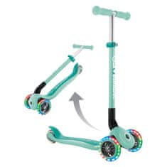 Globber Primo skuter, sklopivi, sjajni kotači, mint zelene boje (432-206-3)