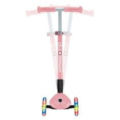 Globber Primo skuter, sklopivi, sjajni kotači, pastelno ružičasta (432-211-3)