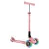 Globber Primo skuter, sklopivi, sjajni kotači, pastelno ružičasta (432-211-3)