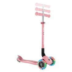 Globber Primo skuter, sklopivi, sjajni kotači, pastelno ružičasta (432-211-3)