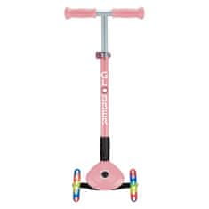 Globber Primo skuter, sklopivi, sjajni kotači, pastelno ružičasta (432-211-3)