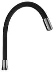 AQUALINE Fleksibilni crni mat izljev za slavinu 470mm 3/4"