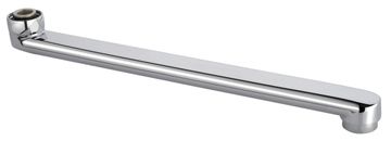 AQUALINE AQUALINE Ravni kromirani izljev 320mm za baterije