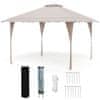 Northix Sklopivi paviljon 4x4 m metalni okvir UV zaštita