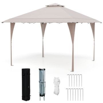 Northix Sklopivi paviljon 4x4 m metalni okvir UV zaštita