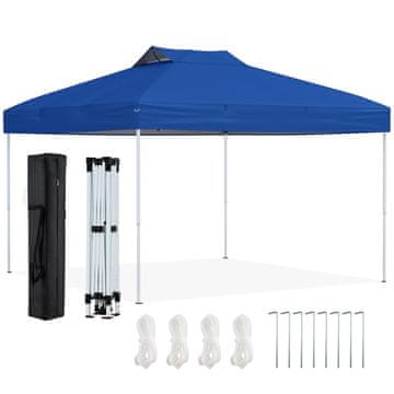 Northix Sklopivi paviljon 3x3 m vodootporni UV50+ plavi