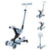 Globber GO UP Deluxe LIGHTS ECOLOGIC skuter od 360°, sklopivi, svjetleći kotači, plavi (697-501)