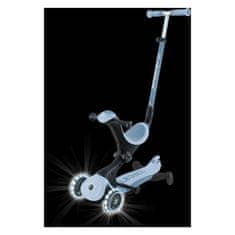 Globber GO UP Deluxe LIGHTS ECOLOGIC skuter od 360°, sklopivi, svjetleći kotači, plavi (697-501)