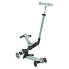 Globber GO UP Deluxe LIGHTS ECOLOGIC skuter od 360°, sklopivi, svjetleći kotači, pistacija zelena (697-505)