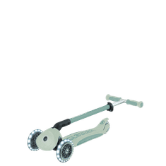 Globber GO UP Deluxe LIGHTS ECOLOGIC skuter od 360°, sklopivi, svjetleći kotači, pistacija zelena (697-505)