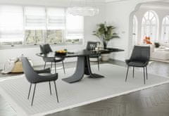 Fort Produživi stol za blagovanje BUBBLE (crna)