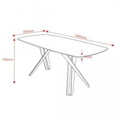 Fort Blagovaonski stol CARACAS 180 (hrast)