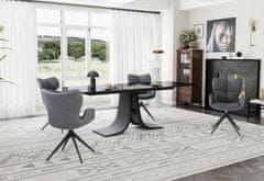 Fort Produživi stol za blagovanje BUBBLE (crna)