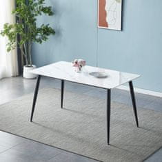 Fort Blagovaonski stol ADRIA 90x90 (bijeli mramor)