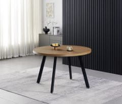 Fort Okrugli blagovaonski stol DALAS (smeđa)