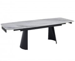 Fort Proširivi blagovaonski stol VENOM 160+40+40 (bijela)