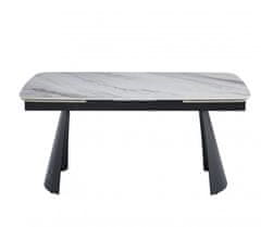 Fort Proširivi blagovaonski stol VENOM 160+40+40 (bijela)