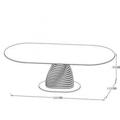 Fort Blagovaonski stol SANAS (smeđi mramor)