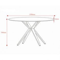 Fort Okrugli blagovaonski stol VALERA (mramor)