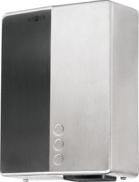 Nofer BIGFLOW EVO beskontaktni električni sušač ruku, 220-240V, 2050W, 218x284x102mm, brušeni inox