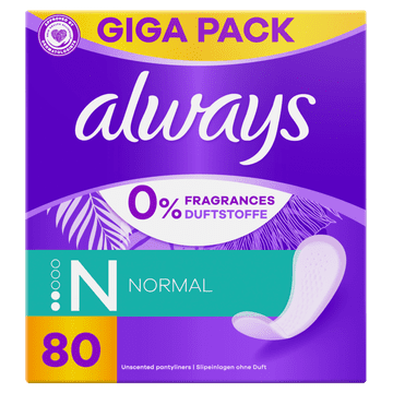 Always Daily Fresh Normal higijenski ulošci, 80 komada