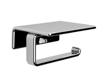 Gedy Držač toaletnog papira s policom, kromirana završnica - IL GIGLIO