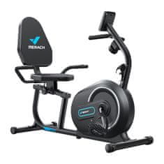 MojPlanet MERACH MR-S08B1-EU ležeći sobni bicikl (crni)