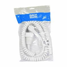 Bachmann produžni kabel 220V spiralni 1m bijeli BM0010721