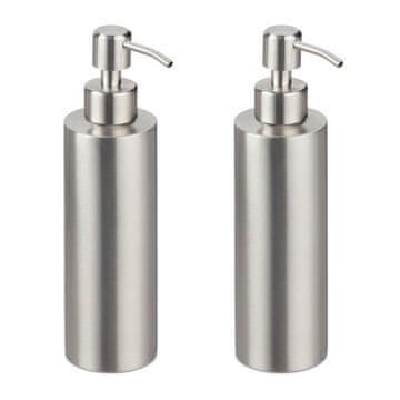 Northix Set dozatora tekućeg sapuna, nehrđajući čelik, 300 ml