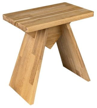 SAPHO Drvena Stolica ASTYLE 40x41x25cm, Prirodni Hrast